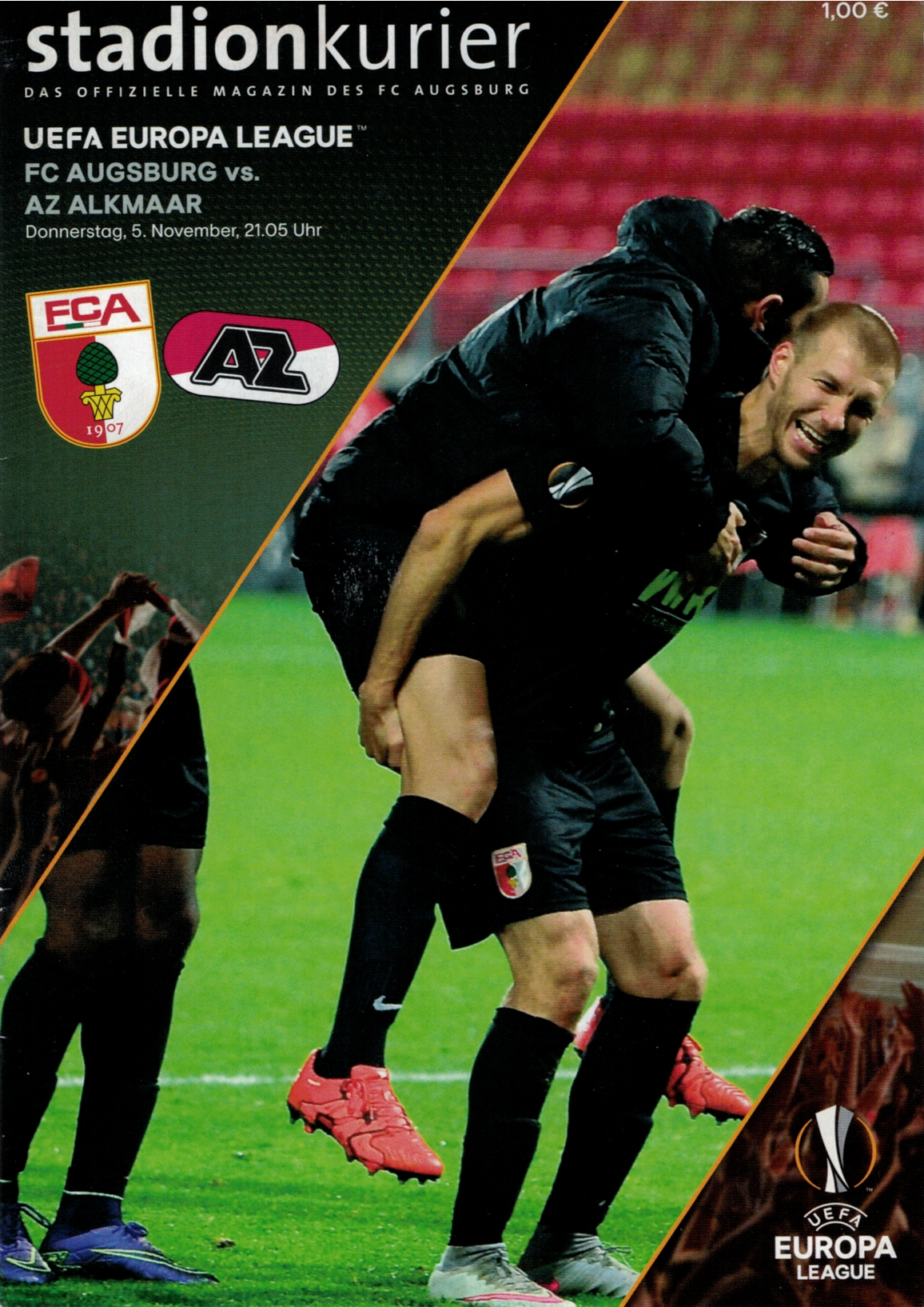 AZ Programma 5-nov-2015 Augsburg uit